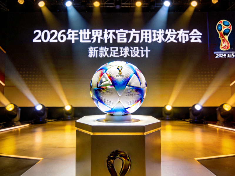 2026年世界杯官方用球发布会现场展示 - 新款足球设计